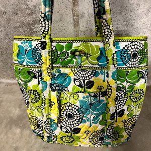 Vera Bradley Multicolor Tote Shoulder Bag -Vera Bradley "Limes UP" VINTAGE BAG